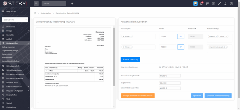 screenshot-partner-kostenstellen-sticky-002-lexoffice-rechnungsprogramm-buchhaltungsoftware